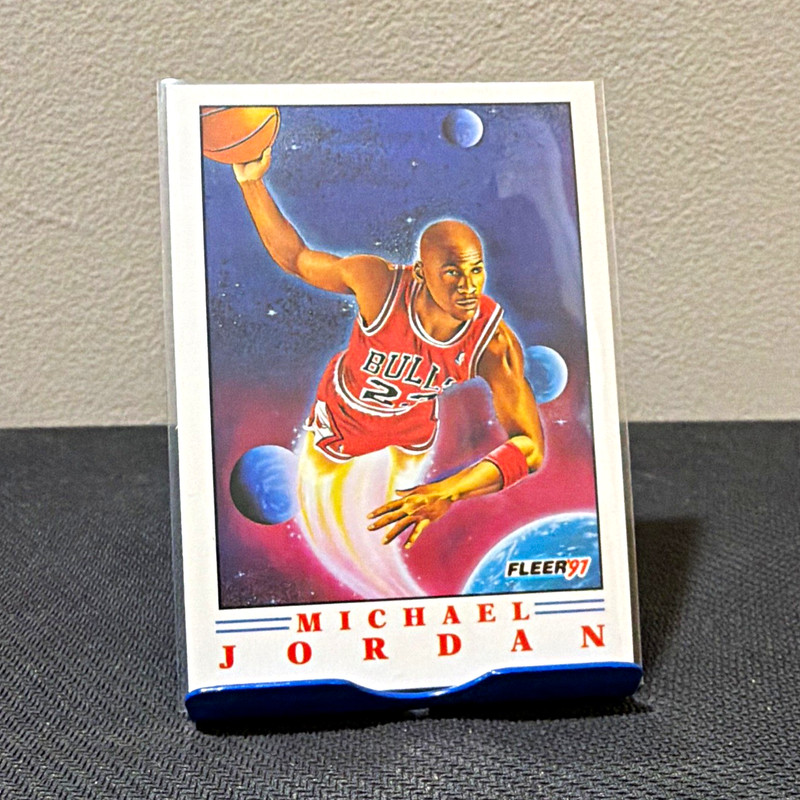 Fleer 1991-92 Pro Vision Insert Michael Jordan Chicago Bulls Card #2OF6
