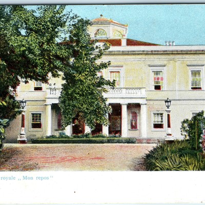 c1910s Corfu Greece Villa Royale Mon Repos Palace Neoclassical Architecture A341