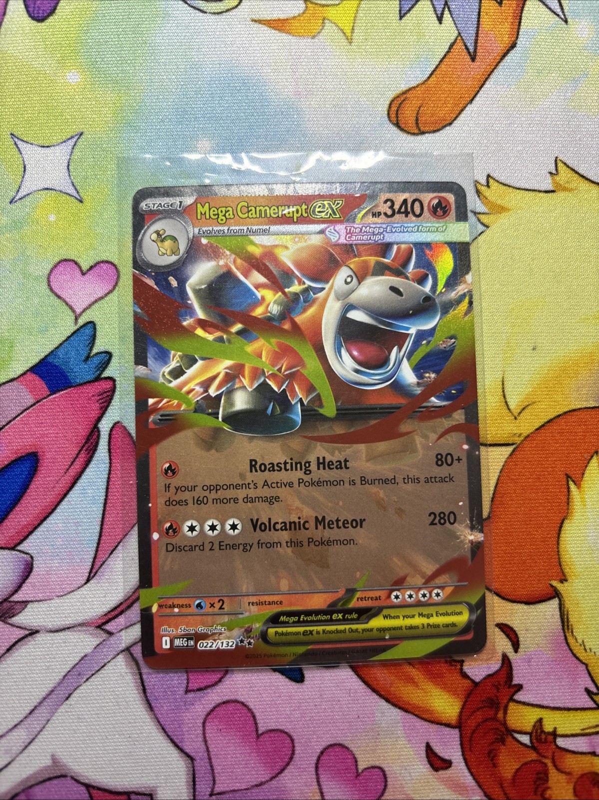 Mega Camerupt ex 022/132 - Mega Evolution
