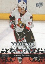 2008-09 Upper Deck Young Guns #232 Ilya Zubov - Rookie Card. rookie card picture