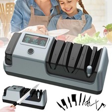 5 in 1 Electric Knife Sharpener 3 Rotational Speed Adjustable Knife Sharpener