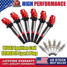 6X Bobina de encendido + 6X Bujía para BMW 325xi 330i 330xi 525xi 530i 2006 3,0L