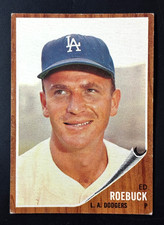 Vintage 1962 Topps High # Ed Roebuck #535 EX+