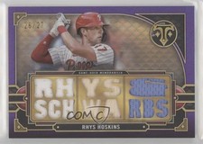2022 Topps Triple Threads Relics Amethyst 26/27 Rhys Hoskins #TTR-RH3 lz7