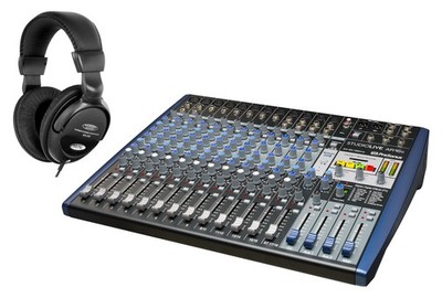 Presonus StudioLive AR16c Analogmixer Set 18-Kanal 18x4 USB Interface Kopfhör
