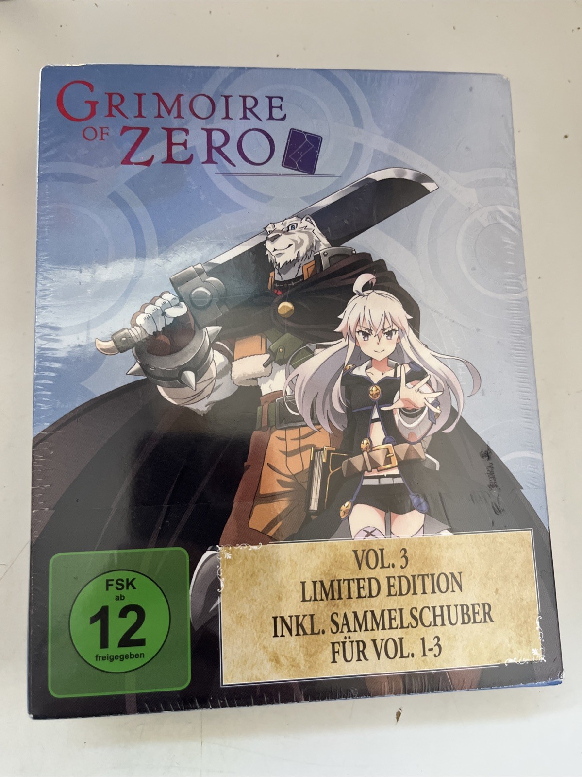 Grimoire of Zero Vol. 3 - Limited Edition ) (Blu-ray) German Import, No English.