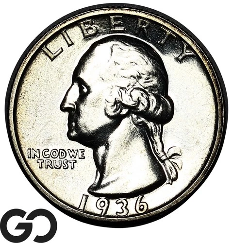 1936 Washington Quarter PROOF, RARE This Nice, Premium Quality Superb Gem PR++