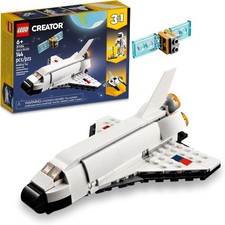 LEGO Creator 3 in 1 Space Shuttle Toys - Building Set for Boys &... 