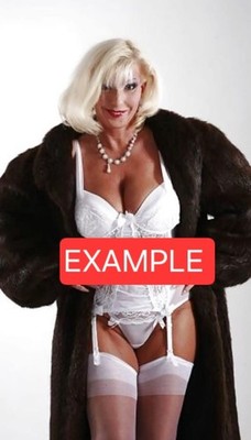 Reife Oma Frauen Sexy Erotik Models Dessous Unterwäsche Akt 8X6 Fotodruck
