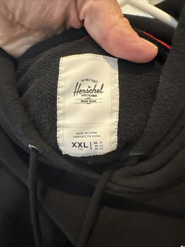 Herschel Men’s Black Hoodie Sweatshirt XXL - Bild 3 von 8