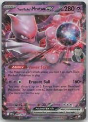 Team Rocket's Mewtwo ex 081/182 Double Rare Destined Rivals
