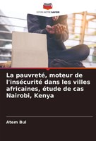 La Pauvreté, Moteur De L'inséCurité Dans Les Villes Africaines, éTude De Cas...