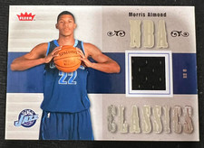 MORRIS ALMOND 2007-08 Fleer NBA Classics Memorabilia Game Jersey NBA RC Jazz