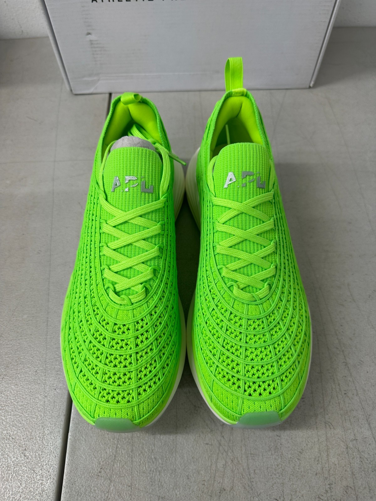 Athletic Propulsion Labs APL Techloom Zipline Green Silver White Shoes for Men