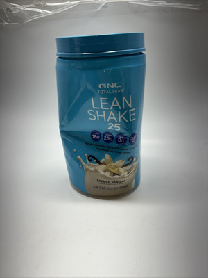 GNC Total Lean Shake 25 Protein Powder French Vanilla 1.83 Lb
