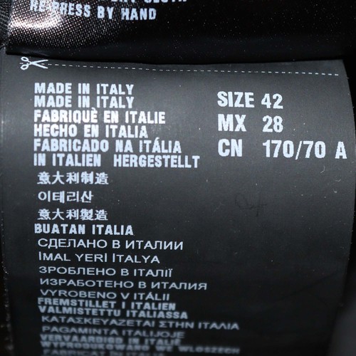 Pantalone Prada grigio scuro/blu in velluto di lana - Foto 6 di 6