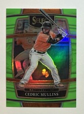 2022 Panini Select Concourse Cedric Mullins #31 Neon Green Prizm/99