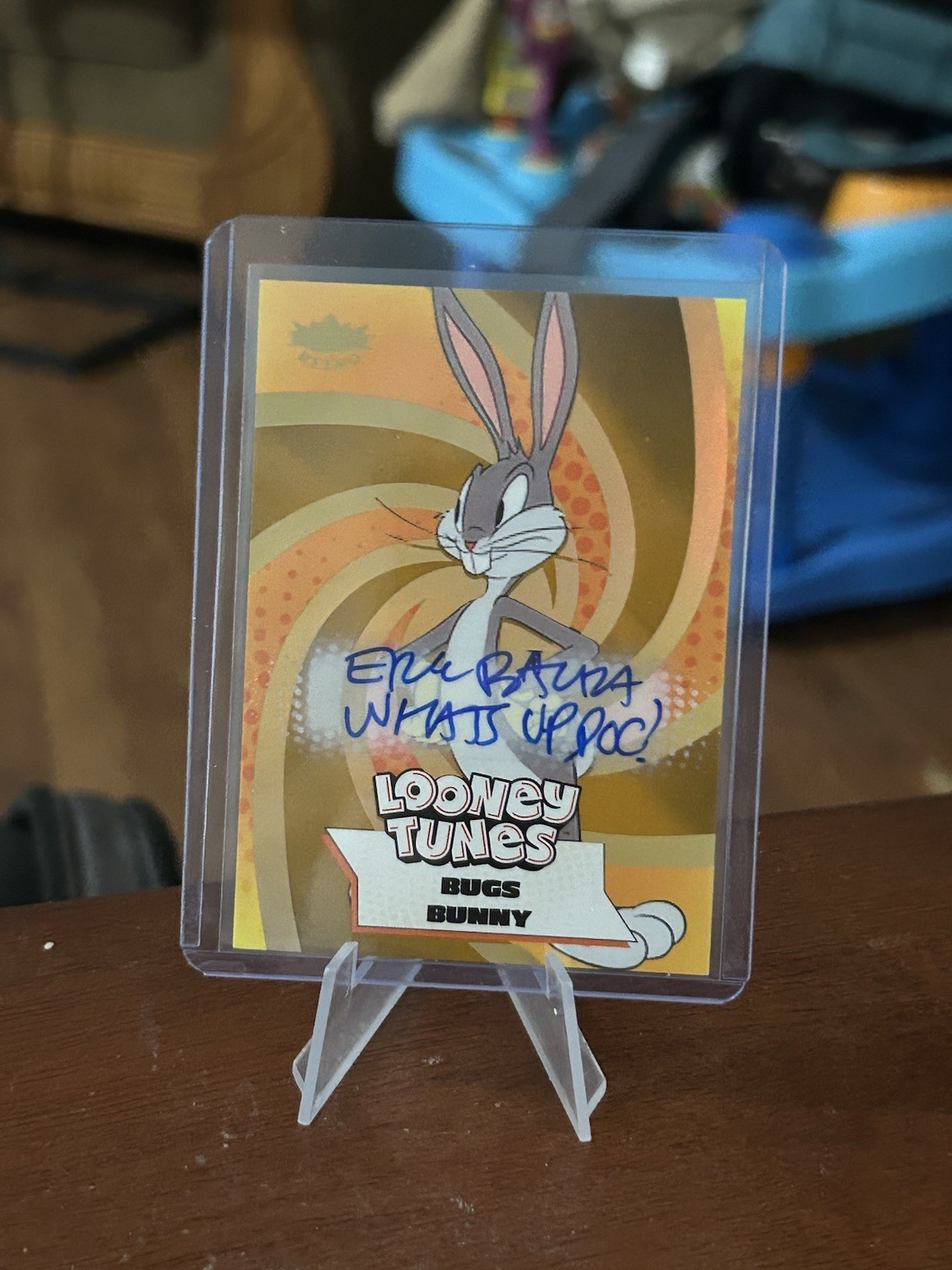 2024 Fleer Retro Looney Tunes Gold Eric Bauza Bugs Bunny #1 AUTO #/25 🔥🔥