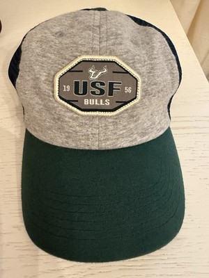USF, University Of South Florida Bulls, Green Baseball Style Hat Cap NCAA