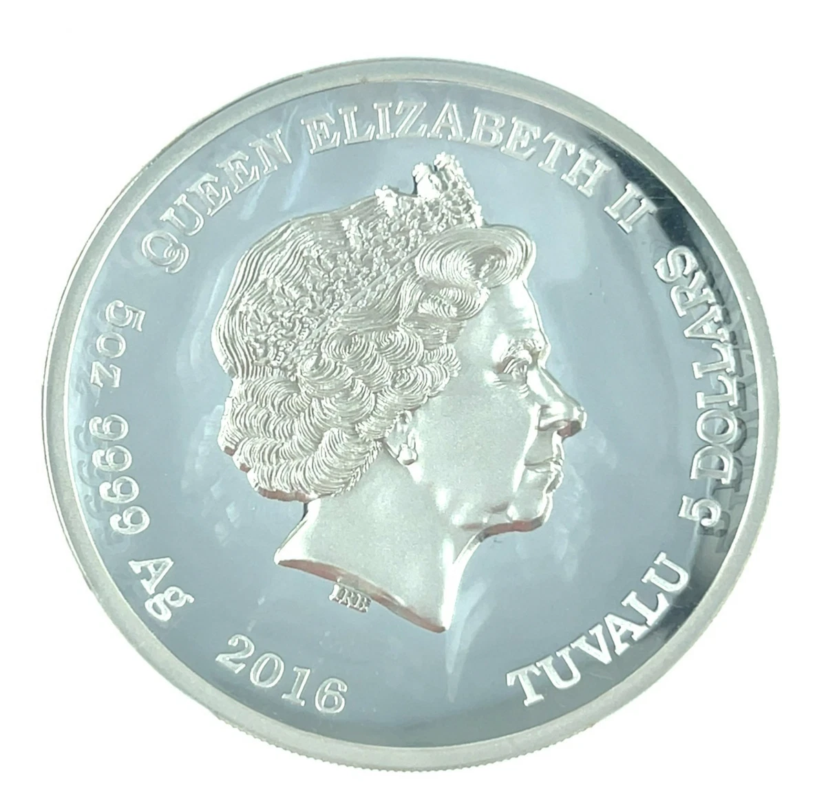 2016-P Tuvalu $5 Pearl Harbor 75 Aniversario 5 OZ .9999 Plata PCGS PR69DCAM
