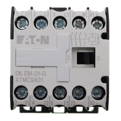 EATON XTMC9A01TD IEC MINI CONTACTOR, 3-POLE, NON-REVERSING, 1NC, 20A