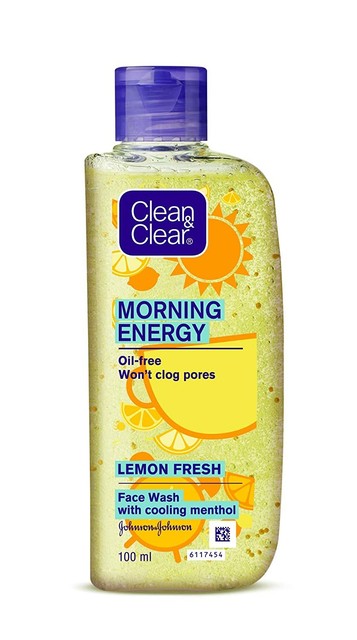 clean & clear lemon face wash
