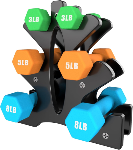 Weights Dumbbells 10 Colors Options Compatible with Set of 2 Neoprene Dumbbells - Picture 20 of 27