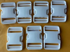 Lot of 7 Baby Carrier Single Slide Adjustable Buckles enough for 3 carriers 