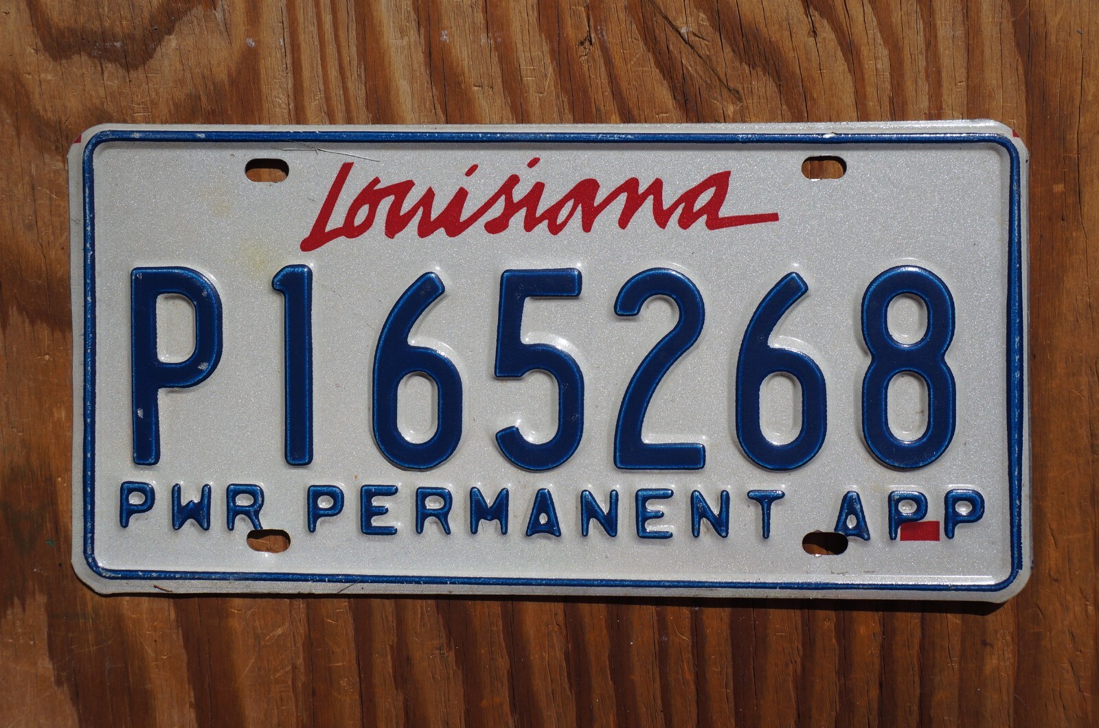 Louisiana POWER PERMANENT APPORTIONED License Plate eBay