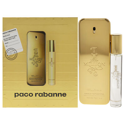 Million by Paco Rabanne Pc Cologne Gift Set for Men