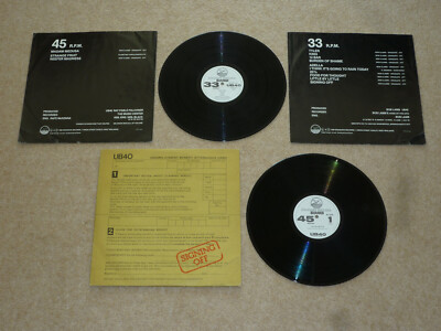 UB40 SIGNING OFF VINYL ALBUM RECORD LP 33rpm +BONUS 12 INCH SINGLE PLAYS NR MINT