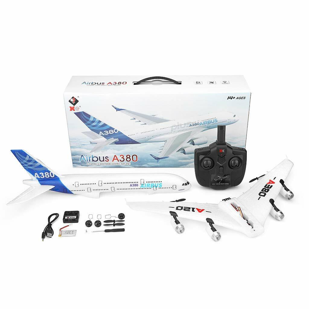 New A380 Airplane 2.4G 3Ch Fixed Wing Outdoor A120-A380 RC Plane