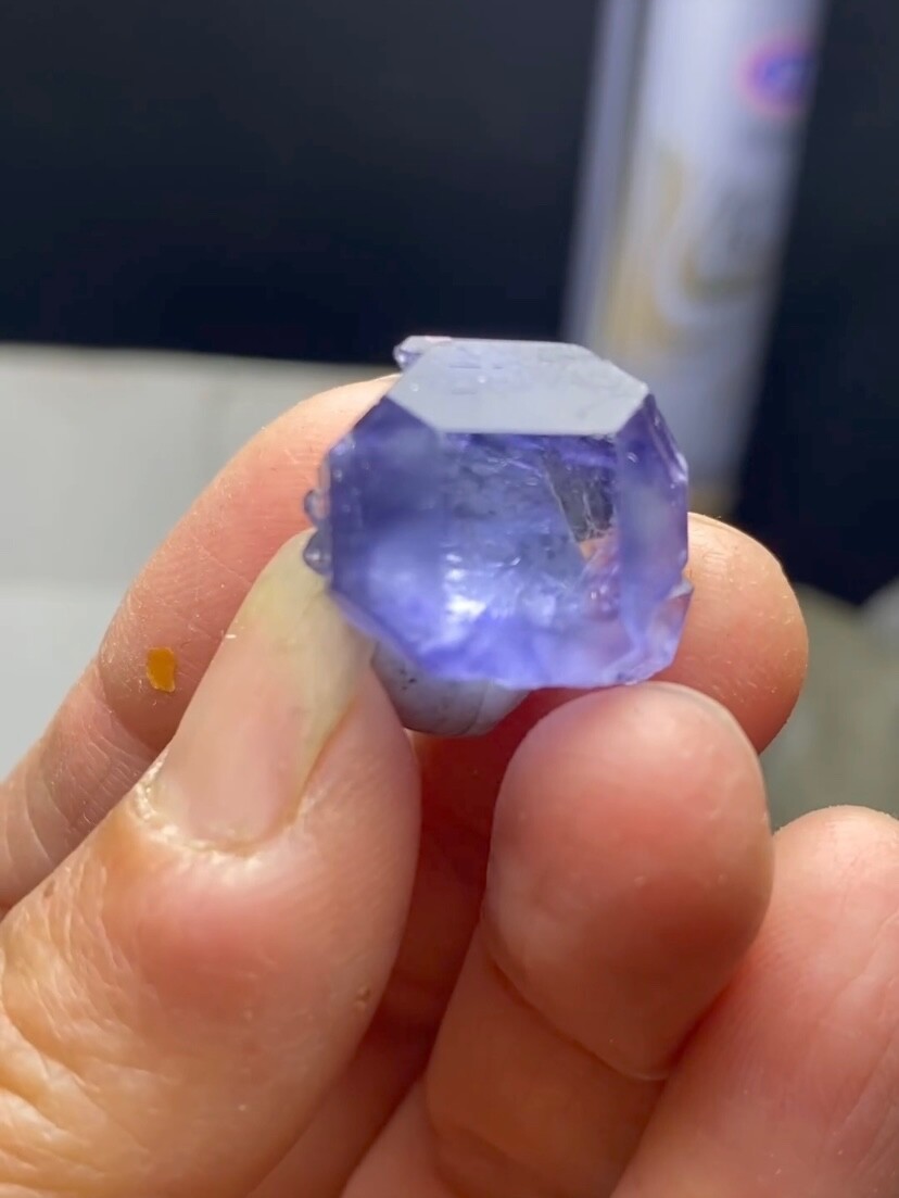 Natural unique Tanzanite blue fluorite from Fujian China