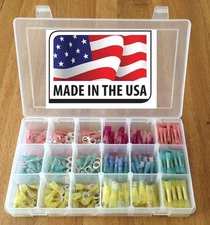 (240) 3M Heat Shrink Electrical Wire Connector Kit 10-22 All Size Made In USA