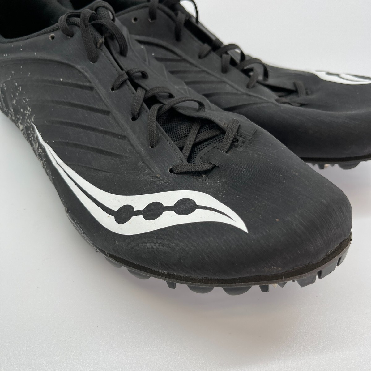 Saucony Mens Track Spike Shoes 10.5 Running Black Track Field Sprinting Saucony Mens Track Spike shoes size 10.5 running black track  main image 3