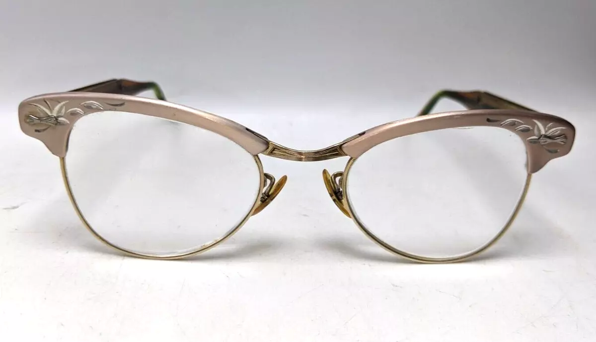 Vintage Cat Eye Glasses 1 10 12K GF Universal 3 3 4 5 1 4 44 22 Frames
