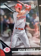 2021 BOWMAN PLATINUM, AUSTIN HENDRICK #TOP-91 Cincinnati Reds