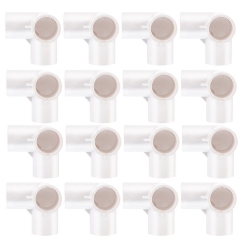 20 Pcs PVC Water Pipe Joint Flue Fitting Adapter Connector Tank Hose