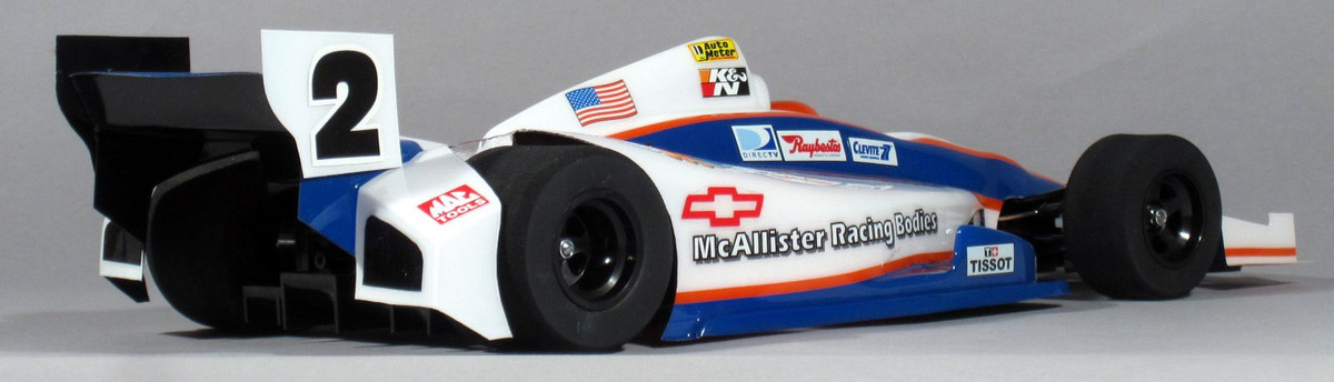 1/10 INDY CAR body for Tamiya F104 chassis #291 - Clear RC Car