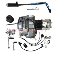 Lifan 140cc Engine Motor + Exhaust pipe for CRF50 CL90 ATC110 Pit Bike Buggy SSR