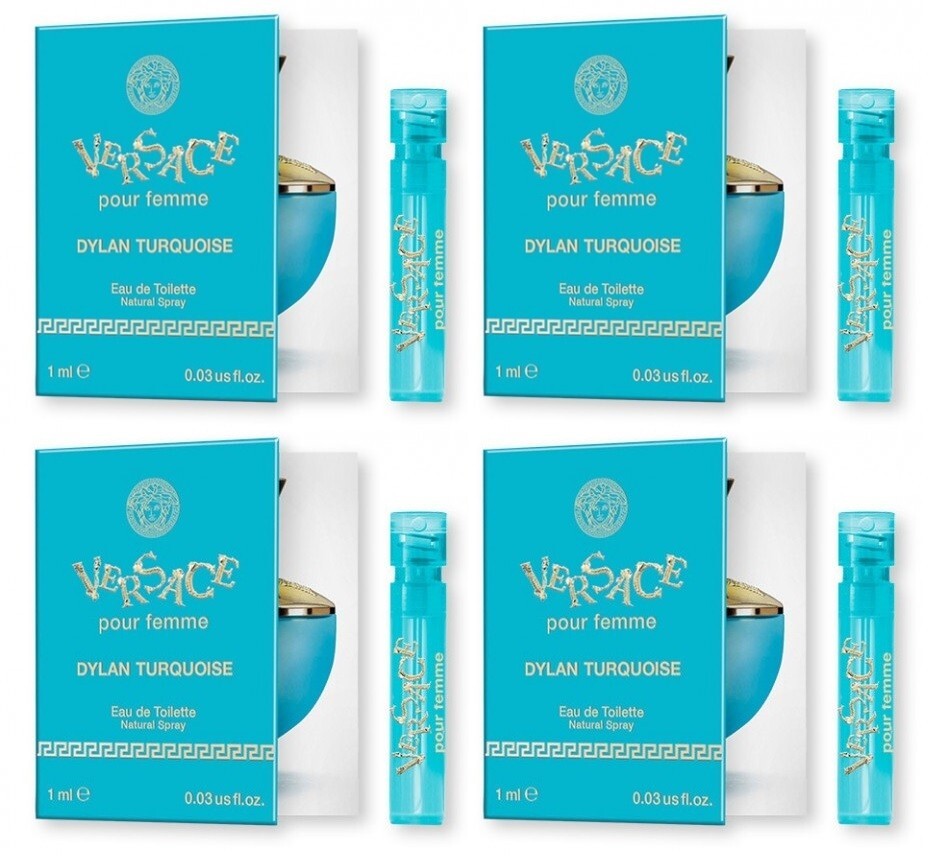 versace turquoise sample