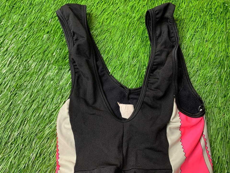 VINTAGE 90'S CYCLING RACE CLASSIC BIB PANTS SHORTS DE MARCHI SOFT GEL SIZE L - Image 4 of 4