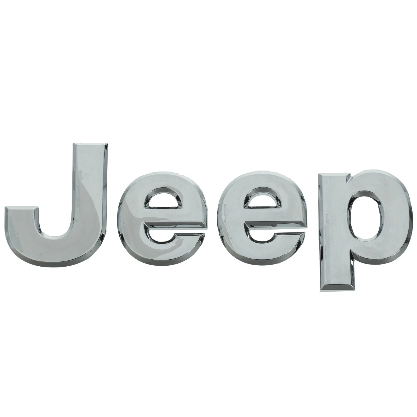 Emblema de nombre en cromo para Jeep Wrangler Compass Patriot (N/P OEM)