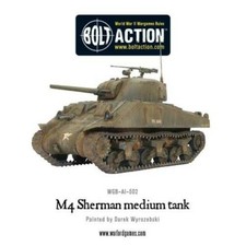 WLG402013006 Warlord Games Bolt Action: US M4 Sherman Plastic Boxed Set 75 