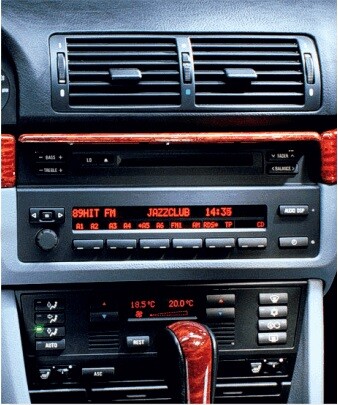 CD RADIO ESTÉREO FASCIA PANEL FACIAL KIT COMPLETO PARA BMW SERIE 5 96-03 E39 - Imagen 2 de 2