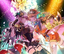 Anime takamori mori calliope takanashi kiara hololive CCG Gaming Mat Desk