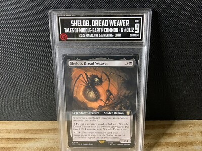 MTG Shelob, Dread Weaver Lord of the Rings Graded Commander TCCG 9