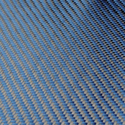 Universal New Blue 12''x 60''/30cm x 150cm Twill Weave Carbon Fiber Fabric Cloth