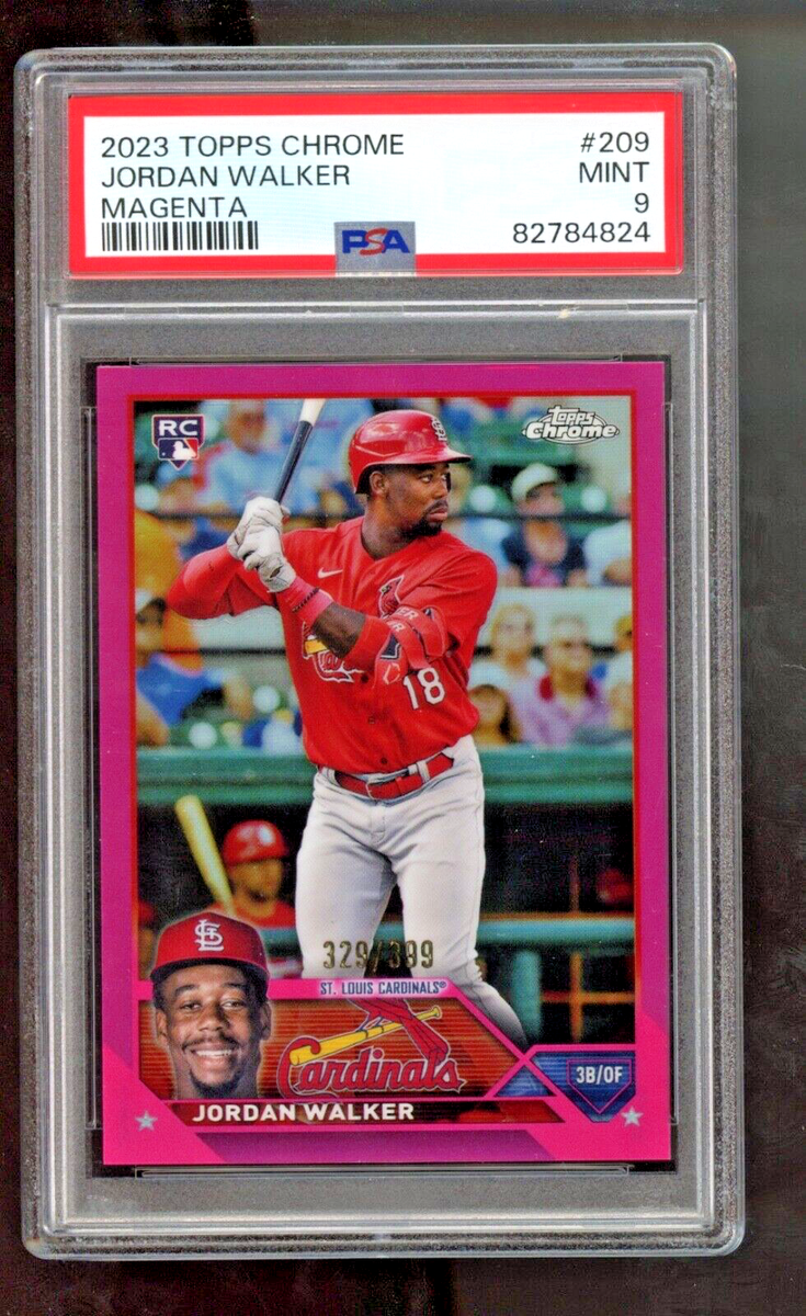 2023 Topps Chrome JORDAN WALKER Magenta /399 #209 PSA 9 Mint | eBay