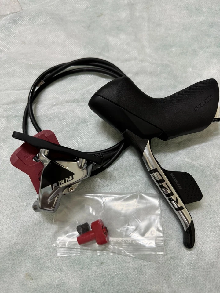 NEW SRAM RED eTap AXS HRD 2x12 Shift Brake Lever Set Front & Rear Hoses Calipers - Image 2 of 4